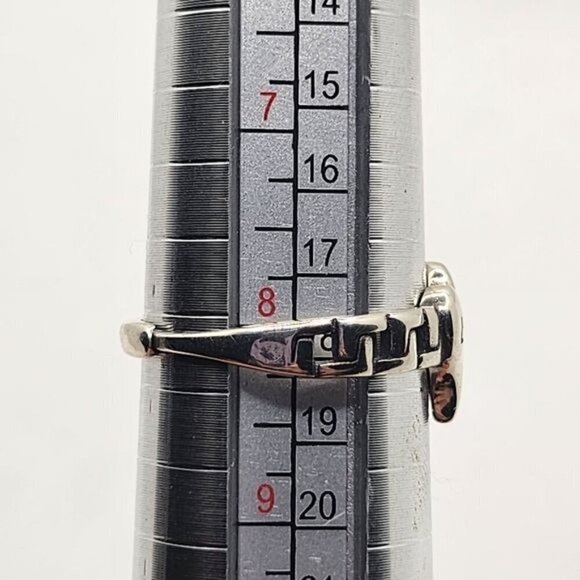 Silver S925 Adjustable Heart‎ Ring With Love Inscription (NWOT) - Picture 2 of 5